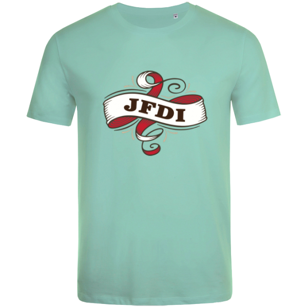 JFDI (Just Fucking Do It) Mint t-shirt